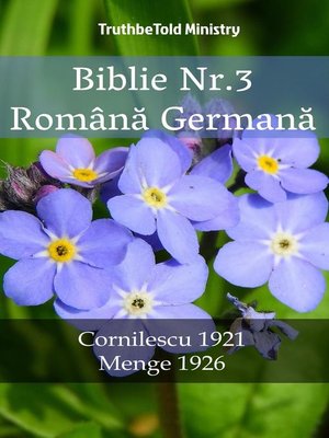 cover image of Biblie Nr.3 Română Germană